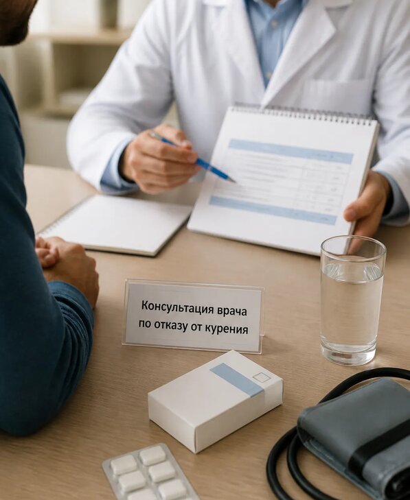 Консультация врача по отказу от курения для взрослых в Глазове